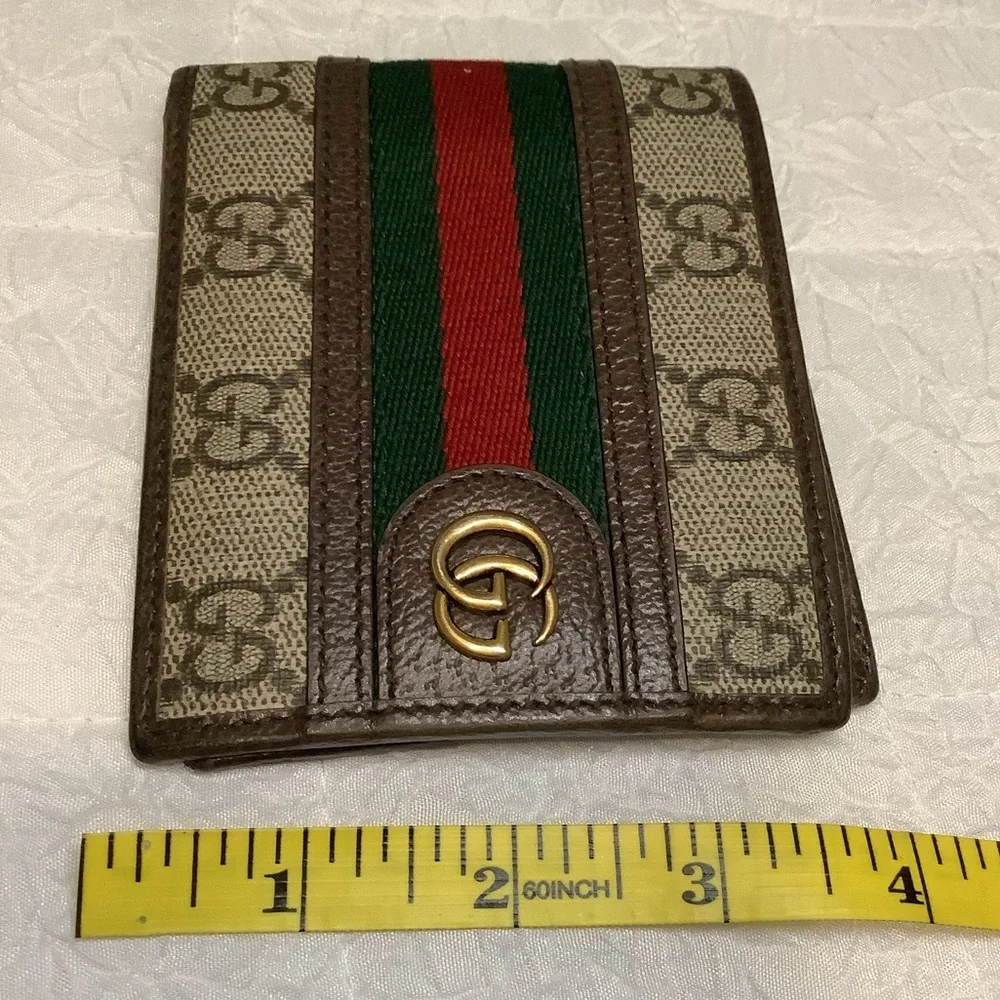 Gucci Ophelia Mens Bi Fold Wallet & Louis Vuitton Card Holder